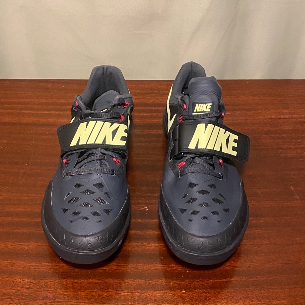 Nike Zoom Rival SD 4 Black Volt Discus Throwing Track & Field Shoes Mens  9.5